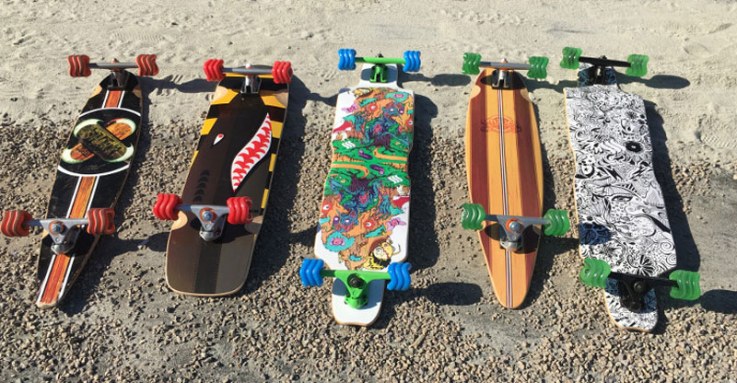 different types of longboard
